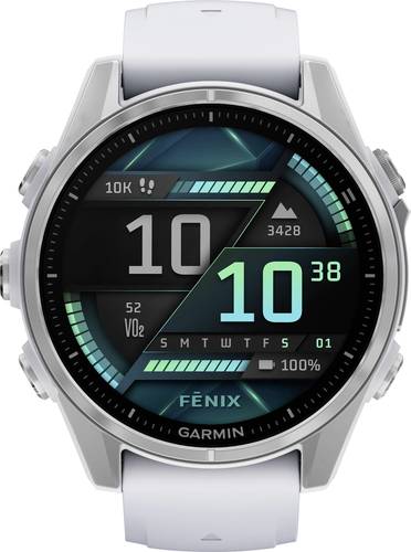 Garmin FENIX® 8 AMOLED Smartwatch 43mm Stein-Weiß von Garmin