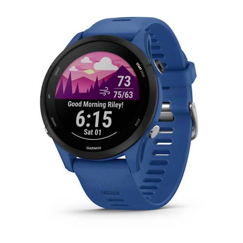 Garmin Forerunner® 255 Smartwatch 46mm Dunkelblau, Schwarz von Garmin