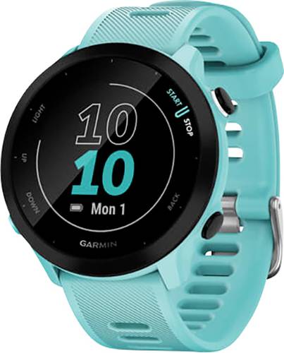 Garmin Forerunner 55 GPS, EU, Aqua GPS-Laufuhr 42mm Türkis von Garmin