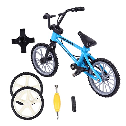 Garneck 1 Satz Fingerrad für kinderspielzeug kindergeschenke spielzeuge Finger Fahrrad Roboter Mini Fingerfahrräder zappeln Fahrradspielzeug Modell Plastik Blue von Garneck