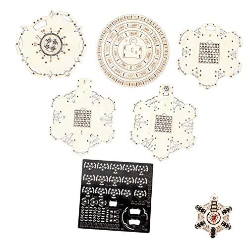 Garneck 1 Satz Holzpuzzle Wanduhr DIY Modellbausatz für Lernspielzeug Dekorative Uhr für Wohnzimmer Büro Sicheres und Langlebiges Holzspielzeug Perfektes für Puzzle Garneck 1 Satz Holzpuzzle Wanduhr DIY Modellbausatz für Lernspielzeug Dekorative Uhr für Wohnzimmer Büro Sicheres und Langlebiges Holzspielzeug Perfektes für Puzzle von Garneck