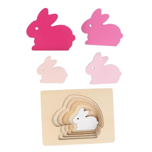 Garneck 1 Satz Holztierrätsel Puzzlematte Kaninchen puzzlekleber Puzzle- aus Holz lustiges passendes Puzzle passendes aus Holz Kinderspielzeug hölzern Rosa Garneck 1 Satz Holztierrätsel Puzzlematte Kaninchen puzzlekleber Puzzle- aus Holz lustiges passendes Puzzle passendes aus Holz Kinderspielzeug hölzern Rosa von Garneck