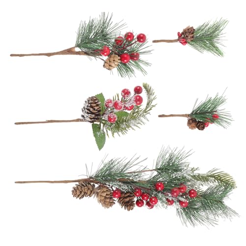 Garneck 1 Satz weihnachtsdeko winterdeko weihnachtsgeschenk geschenkten weihnachten pine cones Girlande weihnachtsbaum künstlich Weihnachtsauswahl künstliche weihnachtspflanze Weich-PVC von Garneck