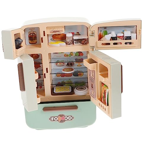 Garneck 1 Set Küchen Simulationskühlschrank Winzige Häuser Kühlschrank Spielkühlschrank Für Winzige Lebensmittel Miniatur Hausmöbel Miniatur Lebensmittel Realistische Mini von Garneck