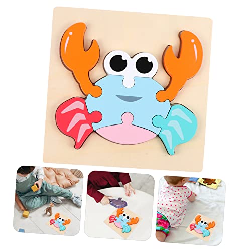 Garneck 1 Stück Holz Cartoon Puzzle für Kleinkinder Buntes Lernspielzeug für Kreativität und Logischem für Geburtstage und Alltag Garneck 1 Stück Holz Cartoon Puzzle für Kleinkinder Buntes Lernspielzeug für Kreativität und Logischem für Geburtstage und Alltag von Garneck