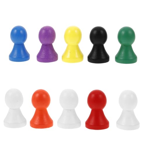 Garneck 10 Stück Schachfigur aus Holz Spiel Schachbrett Schachfiguren Fliegendes Schach Lotusbaum von Garneck