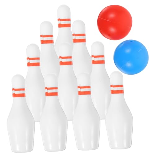 Garneck 2 Sätze -Bowlingkugel für kinderspielzeug kinderknallzeug Modellbau die bescherung Blase Mini-House-Bowling-Modell Miniatur-Bowlingmodell aus Harz von Garneck