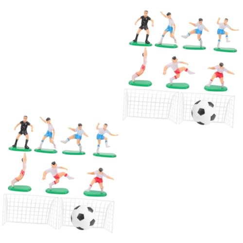 Garneck 2 Sets Fußball Kuchendekoration Miniatur Fußball Kuchendekoration Fußball Kuchendekoration Miniaturen Mini Fußball Kuchendekoration Fußball Motto Landschaftsdekoration von Garneck