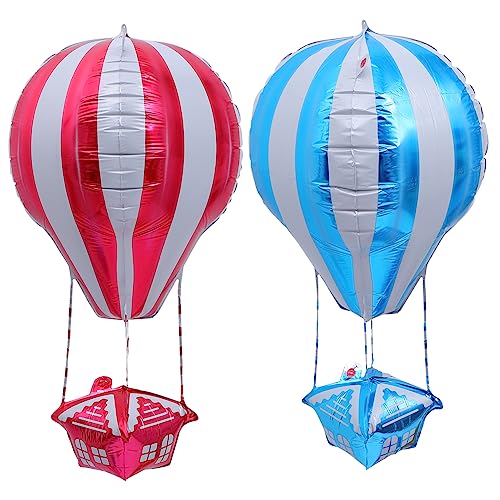 Garneck 2 Stück Ballon wand polsterung raumdeko Bühnendekoration balons dekoration party balloon luftbalondeko party dekoration balongas Discokugeln Aluminiumfolie von Garneck