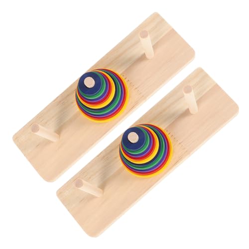 Garneck 2 Stück Holz Hanoi Puzzle für Erwachsene Intelligentes Brettspiel Kreatives Denkspiel für DIY Partys und Familienunterhaltung Fördert Kreativität und Problemlösungsfähigkeiten Garneck 2 Stück Holz Hanoi Puzzle für Erwachsene Intelligentes Brettspiel Kreatives Denkspiel für DIY Partys und Familienunterhaltung Fördert Kreativität und Problemlösungsfähigkeiten von Garneck
