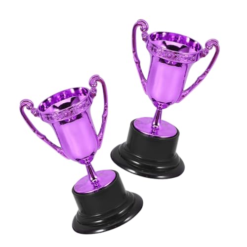 Garneck 2 Stück Trophäen Mini Auszeichnungen Trophäen Pokale Trophäen Preise Trophäen Für Fußball Trophäen Mini Gold Auszeichnungen Party Medaillen Mini Trophäen Bulk von Garneck