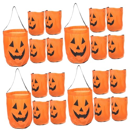 Garneck 20 Stück Süßigkeitenbeutel Leckerli Beutel Halloween Beutel Halloween Party Requisite Leckerbissen Beutel Partygeschenke Kürbis Beutel Kleine Halloween Party Beutel von Garneck