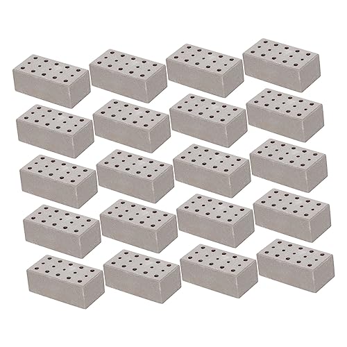 Garneck 20 Stück Teiliges Miniatur Ziegelsteine für DIY Garten Realistische Simulation Backstein Modell Langlebig für Modellbau Puppenhaus Architektur und Sandtischgestaltung Garneck 20 Stück Teiliges Miniatur Ziegelsteine für DIY Garten Realistische Simulation Backstein Modell Langlebig für Modellbau Puppenhaus Architektur und Sandtischgestaltung von Garneck