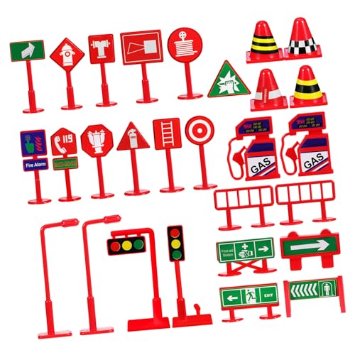 Garneck 28 Stück Teiliges Mini Verkehrszeichen Spielset Ampel und Straßenkegeln Pädagogisches Verkehrsschilder Lernspielzeug für Verkehrserziehung und Rollenspiele Garneck 28 Stück Teiliges Mini Verkehrszeichen Spielset Ampel und Straßenkegeln Pädagogisches Verkehrsschilder Lernspielzeug für Verkehrserziehung und Rollenspiele von Garneck