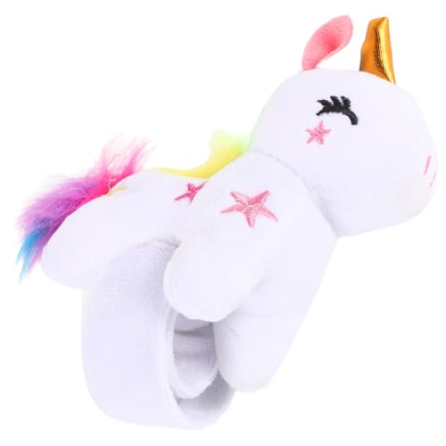 Garneck 2st Slap-armband Feiertags-slap-spielzeug Schnapparmband Einhorn-gastgeschenke Gefülltes Schlagarmband Gefülltes Einhorn-spielzeug Schlagarmbänder Für Kinder Puppen Weiß Plüsch Garneck 2st Slap-armband Feiertags-slap-spielzeug Schnapparmband Einhorn-gastgeschenke Gefülltes Schlagarmband Gefülltes Einhorn-spielzeug Schlagarmbänder Für Kinder Puppen Weiß Plüsch von Garneck