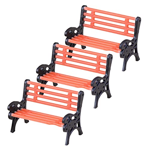 Garneck 3 Stück Bank Ornamente Puppenbank Weihnachtsdorf Accessoires Bank Puppenhaus-Miniaturen hoch Mini -Bank winziges Bankdekor Miniatur-Möbeldekormodell Plastik Garneck 3 Stück Bank Ornamente Puppenbank Weihnachtsdorf Accessoires Bank Puppenhaus-Miniaturen hoch Mini -Bank winziges Bankdekor Miniatur-Möbeldekormodell Plastik von Garneck
