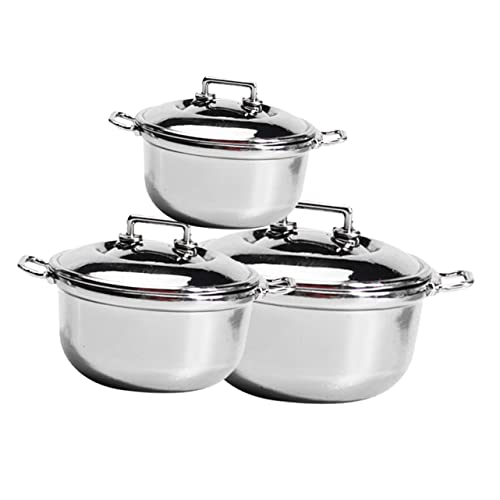 Garneck 3 Stück Mini Kochgeschirr für Teiliges Küchenzubehör mit Dekorativen Miniaturtöpfen für Kreatives und Lernspaß für Junge Puppenhäuser und Fantasievolles Garneck 3 Stück Mini Kochgeschirr für Teiliges Küchenzubehör mit Dekorativen Miniaturtöpfen für Kreatives und Lernspaß für Junge Puppenhäuser und Fantasievolles von Garneck