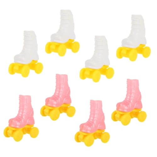 Garneck 4 EIS Rollschuhe Für Puppen Bezaubernde Skates Weiß Und Langlebige Spielzeuge Für Puppenhaus-Dekoration Und Kreative -szenarien Garneck 4 EIS Rollschuhe Für Puppen Bezaubernde Skates Weiß Und Langlebige Spielzeuge Für Puppenhaus-Dekoration Und Kreative -szenarien von Garneck