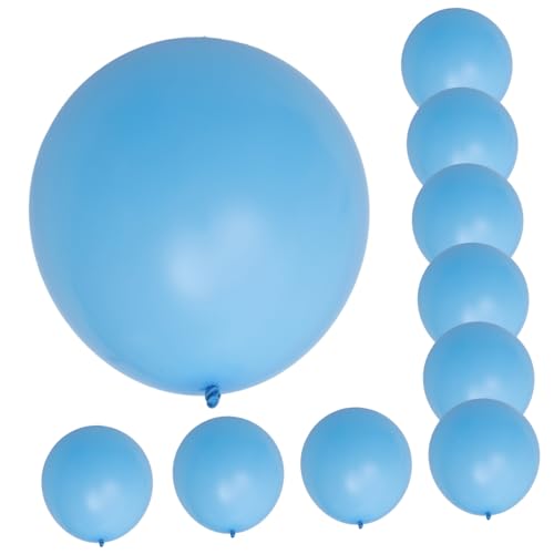 Garneck 40 Stk 36 Zoll großer Ballon Luftballons für Hochzeitsfeiern Partyballons Hochzeitsdekoration große luftballons große ballons Festivalballons Geburtstag Luftballons Emulsion Blue von Garneck