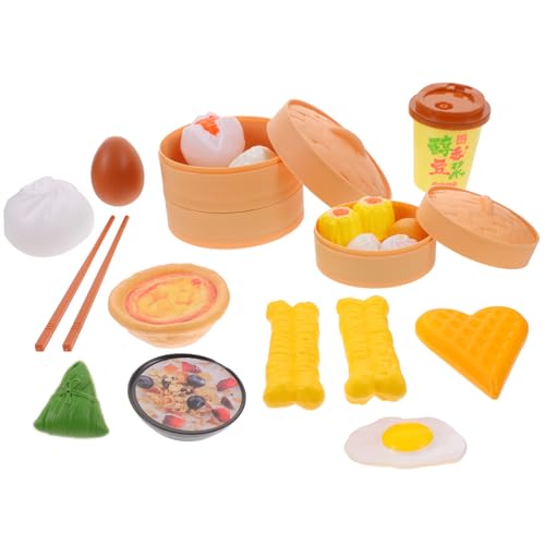 Garneck 58 Teiliges Küchenspielzeug Spielküche Eierkarton Feinschmecker Eier Spiel Hühnerspielzeug Spiellebensmittel Dim Sum Mini Gefälschte Lebensmittel Eiswagen von Garneck