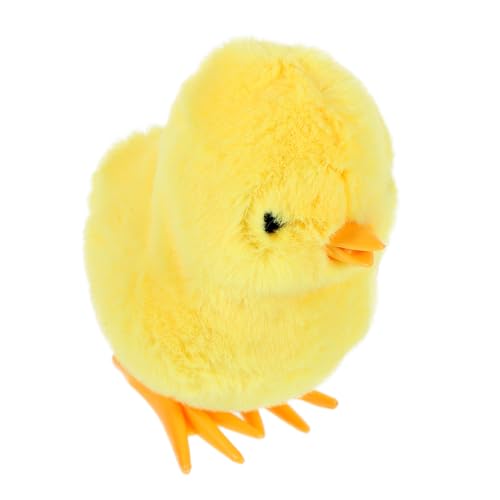 Garneck 5st Springendes Gelbes Huhn Marienkäfer Hüpfendes Hühnerspielzeug Frosch Aufziehen Laufendes Spielzeug Aufziehen Osterküken Gefülltes Hühnchen Plüschtier Küken Stofftier Plastik von Garneck