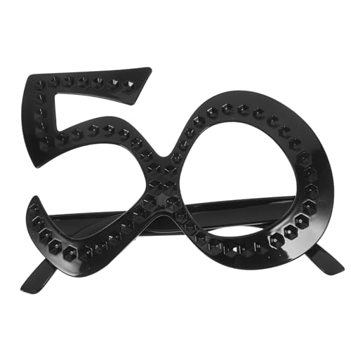 Garneck 6 Stück Brille Zum 50 Geburtstag Strass Geburtstagsparty Requisiten Geburtstags Sonnenbrille Lustige Geburtstagsbrille Brille Zum 50 Geburtstag Feierbrille Brille Zum 50 von Garneck