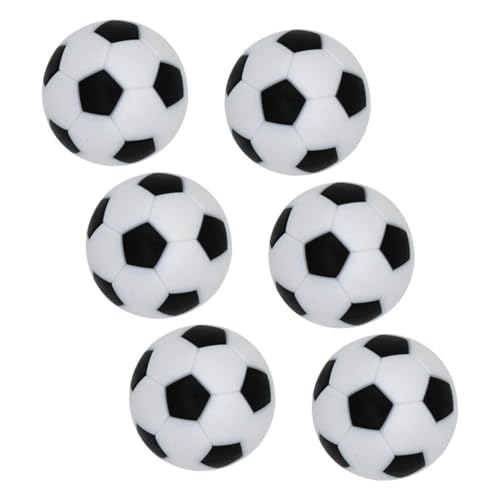 Garneck 6 Stück Tischfußballball Kleiner fußball tischfusball fußball Tabletop Fußballspiel Sport schienbeinschoner Fussball Bälle für Tischkicker Foosballkugeln die Hüften von Garneck