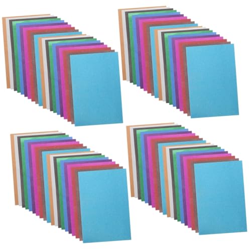 Garneck 80 Stück Glitzerndes Papier Dekoratives Bastelpapier DIY Bastelpapier Bastelpapier Bastelpapier Dekoratives Papier Bastelpapier DIY Material Selbstklebendes Bastelpapier von Garneck