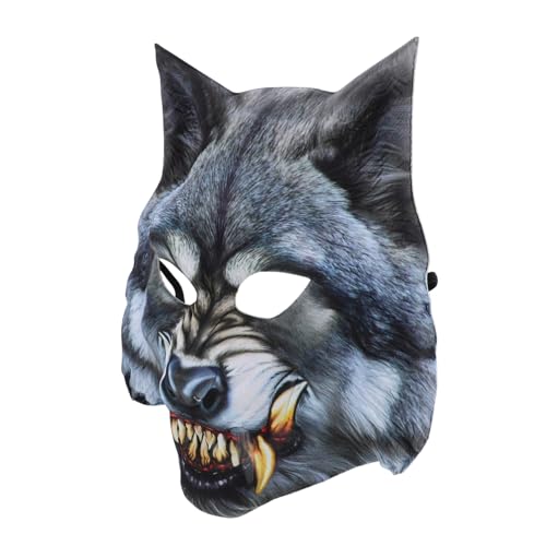 Garneck Halloween Maske Halloween Kostüm Maske Cosplay Requisite Maske Für Party Maske Für Karneval Party Performance Masken Cosplay Maske Wolfsmaske Interessante Maske Cosplay von Garneck