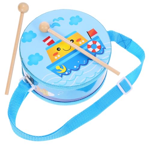 Garneck Handtrommel Holz für Doppelseitiges Percussion Instrument Tragbar Langlebig Angenehmer Klang Pädagogisches Musikinstrument für Musikalische Jungen Mädchen Garneck Handtrommel Holz für Doppelseitiges Percussion Instrument Tragbar Langlebig Angenehmer Klang Pädagogisches Musikinstrument für Musikalische Jungen Mädchen von Garneck