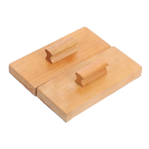 Garneck Holz Sandblock Percussion Instrument Schlagspielzeug Sicherer Griff Fördert Hand Auge Koordination und Intelligenz Robustes Material für Musikalische Früherziehung Garneck Holz Sandblock Percussion Instrument Schlagspielzeug Sicherer Griff Fördert Hand Auge Koordination und Intelligenz Robustes Material für Musikalische Früherziehung von Garneck