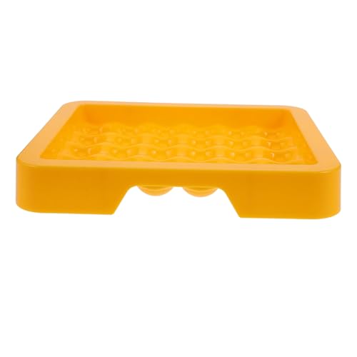 Garneck Kasten Lotteriebox Rollende Kugel Brettspieltisch Tischspiele Brettspiele Ballablage Kinderspiele Reversi-Spiel Plastik Yellow von Garneck