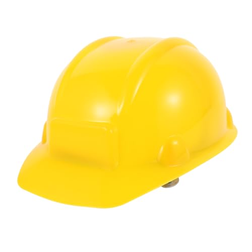 Garneck Kinderfeuerhut Bauhüte Für Konstruktionsspielzeug Leitkegel Hut Kindermütze Bauarbeiter Kostüm Für Bauhelm Kinderhüte Zubehör Für Schutzhelme Yellow Plastik von Garneck