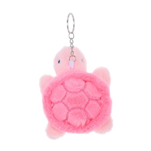 Garneck Kleiner Schildkröten Anhänger Plüsch-schildkröten-anhänger Rucksackanhänger Gefüllte Schildkröte Schmücken Plüsch-schildkröten- Rucksack Hängende Schildkröte Baumwolle Rosa von Garneck