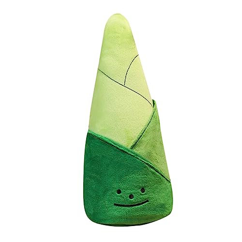 Garneck Kopfkissen Mädchen Kuscheltiere Babyplüsch Ausgestopft Baumwolle Plüschtiere Mädchen, Körper Deko Kissen Gefüllte Pflanzen Green Super Weicher Kurzplüsch von Garneck