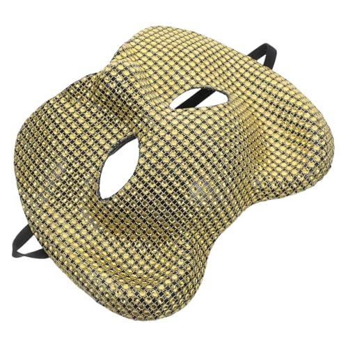 Garneck Leopardenmaske goldene maske Halloween-Maske Maskierte Maske Masken für Partys Atemberaubende Maske Masken-Cosplay Cosplay-Tiermaske Leoparden-Masken-Requisite Maskenstütze Plastik von Garneck