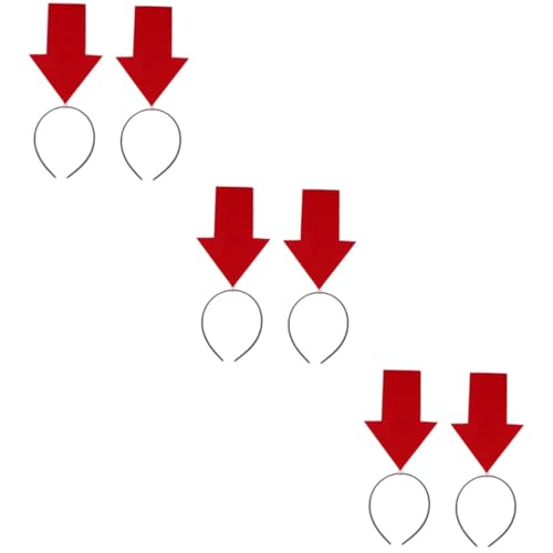 Garneck Lustige Haarreifen Mit - 2 Stück Halloween-Stirnbänder Für Partys Und Fotoshootings Kreative Kopfbedeckung Für Unvergessliche Momente in Rot von Garneck
