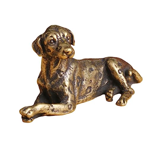 Garneck Messing Hunde Ornamente Papiergewicht Exquisite Kalligrafie-Briefbeschwerer slico schreibtischdeko The Craft Tiere Briefbeschwerer aus Messing Kalligraphie briefgewicht Kupfer von Garneck