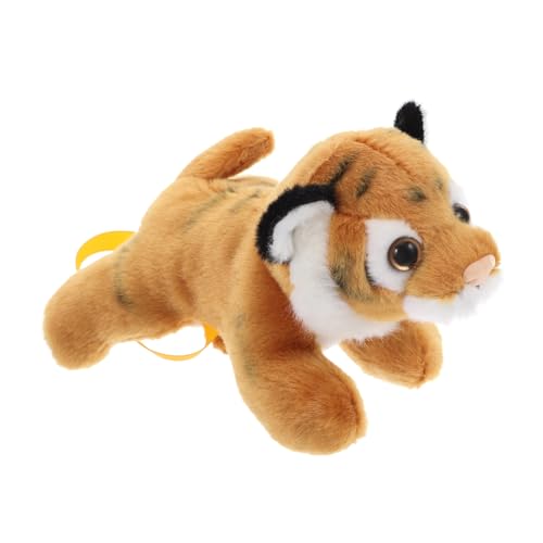 Garneck Schulterständer Schultertiger Realistische Kuscheltiere Kuscheltier Katze Kuscheltiere Für Jungen Tierkuscheltiere Dschungel-kuscheltiere Stofftiere Kleine Tigerpuppe Orange Plüsch von Garneck