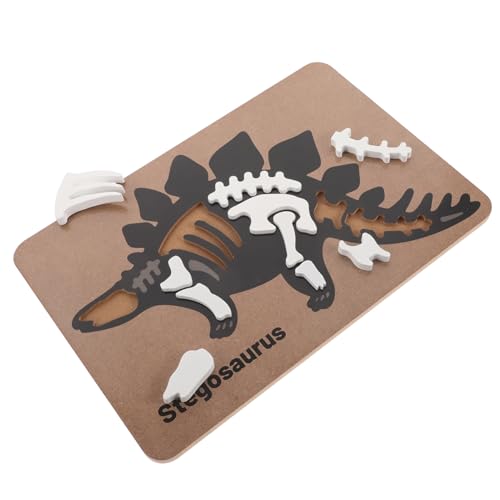 Garneck Stegosaurus -Puzzlespielzeug 3D-Dinosaurier-Puzzle Dinospielzeug für Palentologe Dinosaurier -Kits für Dinosaurierspielzeug aus Holz Sandkasten hölzern Schwarz Garneck Stegosaurus -Puzzlespielzeug 3D-Dinosaurier-Puzzle Dinospielzeug für Palentologe Dinosaurier -Kits für Dinosaurierspielzeug aus Holz Sandkasten hölzern Schwarz von Garneck