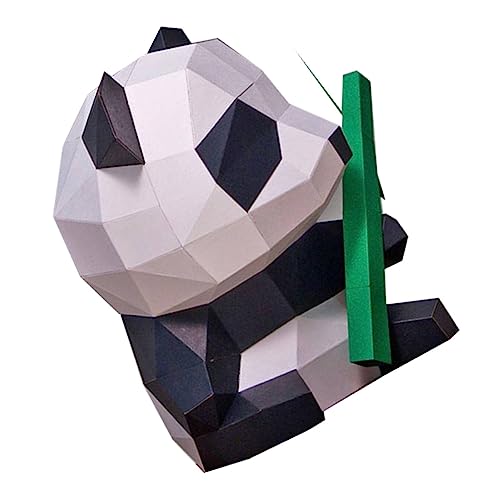 Garneck Tierisches 3D-Papiermodell Spielzeug 3D-Tierpuzzle-Modellbausatz Handskulptur 3D-Puzzle zum Selbermachen DIY-Papiermodell-Dekoration 3D-Origami-Papier DIY-Bastelstatue aus Papier von Garneck