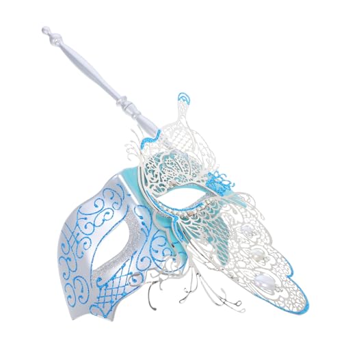 Garneck Venetian Butterfly Masquerade Maske mit Stab Metall Damen Kostüm Accessoire für Halloween Karneval Mardi Gras Ball Abendveranstaltungen Garneck Venetian Butterfly Masquerade Maske mit Stab Metall Damen Kostüm Accessoire für Halloween Karneval Mardi Gras Ball Abendveranstaltungen von Garneck