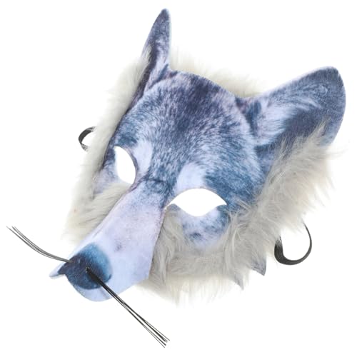 Garneck Wolfsmaske Für Und Erwachsene - Realistische 3D Wolfskopfmaske Für Kostümparty - Halloween Und Karneval Ideal Als Wolf Kostüm Zubehör Und Tiermaske von Garneck