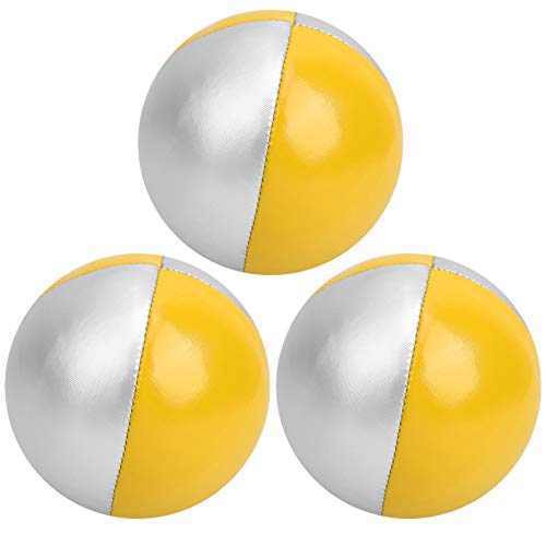 Garsent 3-teiliges Jonglierball-Set, Tragbare Übungsbälle aus PU-Leder für Anfänger Bis Profis, Ideal für Indoor-Sport und Unterhaltung, Freizeitsport, Spaß, Puzzle, Lernspielzeug von Garsent