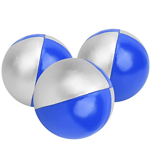 Garsent 3-teiliges Jonglierball-Set, Tragbare Übungsbälle aus PU-Leder für Anfänger Bis Profis, Ideal für Indoor-Sport und Unterhaltung, Freizeitsport, Spaß, Puzzle, Lernspielzeug von Garsent