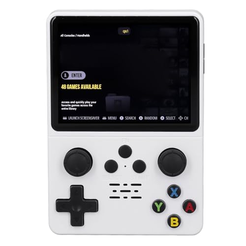 R35s Handheld-Spielekonsole, Retro-Konsole, 3,5-Zoll-IPS-Bildschirm, Integrierte 20 Emulatoren, Tragbarer Pocket-Gaming-Player, 64G-Speicher, 3500-mAh-Akku (128GB #12) von Garsent