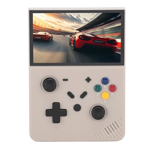 R43 Pro Handheld-Retro-Spielekonsole mit Karte, über 10.000 Spiele Vorinstalliert, Retro-Spielekonsole mit 4,3-Zoll-IPS-Farbbildschirm, 4 Stunden Dauerbetrieb (128G) von Garsent