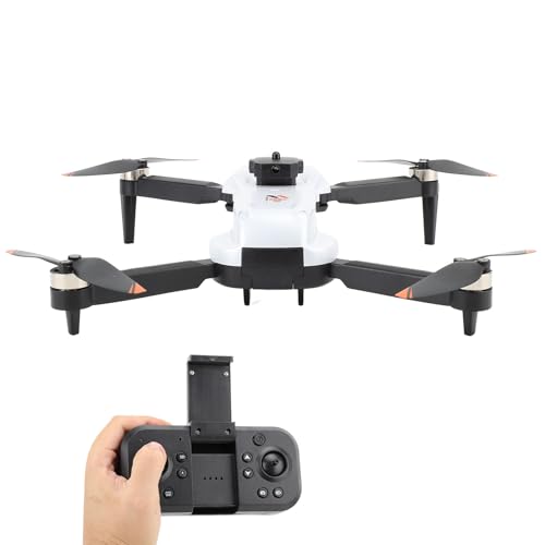 RC Drohne, 4K Doppelkamera, 50x Zoom, 4-seitige Hindernisvermeidung, Optische Strompositionierung Schweben, WiFi-Fernbedienung Schwerkrafterkennung Quadcopter mit LED-Licht von Garsent