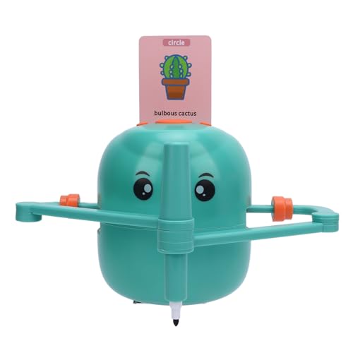 Roboter Zeichnen für Kinder, Interaktiver Bildungszeichner Roboter, Magic Painting Roboter -Spielzeug mit 250 Karten und 14 Stiften, Montessori -Lernspielzeug für 5++ (hellgrün) von Garsent