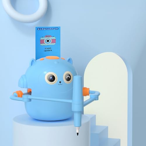 Zeichnen von Roboter für Kinder, Interaktiver Bildungszeichner Roboter mit 100 Word -Karten und Farbigen Stiften, Montessori -Zeichnen -Lernspielzeug, Geeignet für 5+. von Garsent